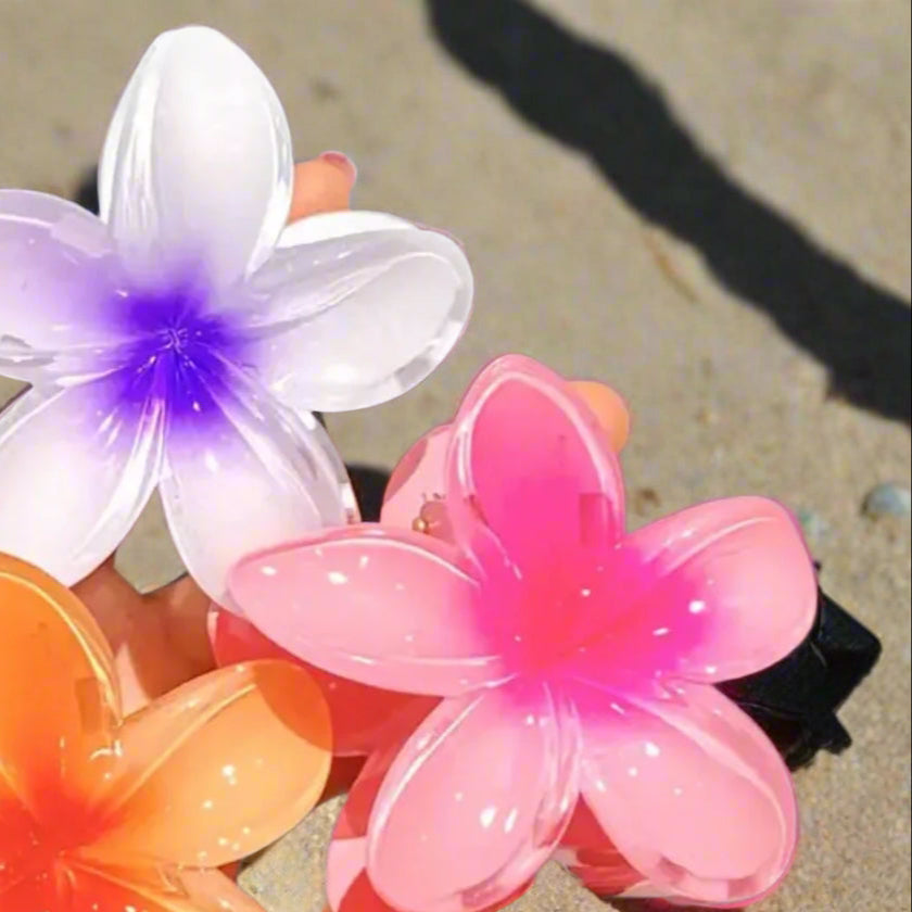 Gradient Flower Hair Clips 🌸