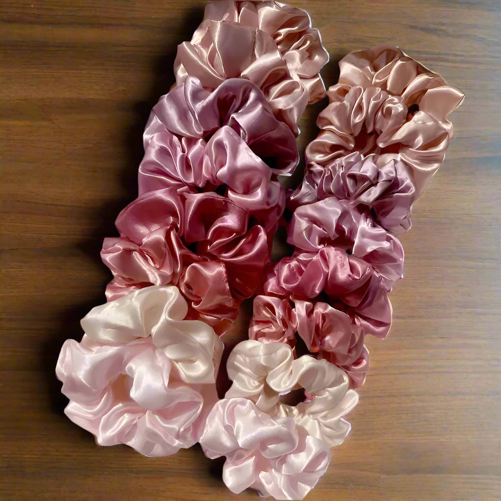 Satin Scrunchies – 2 for £1 (Random Pick)